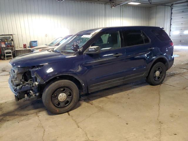 1FM5K8AR6FGB41064 - 2015 FORD EXPLORER POLICE INTERCEPTOR BLUE photo 1