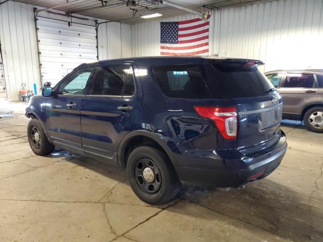 1FM5K8AR6FGB41064 - 2015 FORD EXPLORER POLICE INTERCEPTOR BLUE photo 2