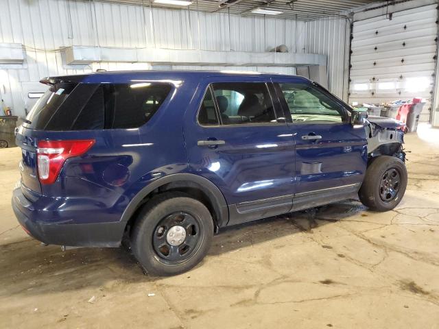 1FM5K8AR6FGB41064 - 2015 FORD EXPLORER POLICE INTERCEPTOR BLUE photo 3