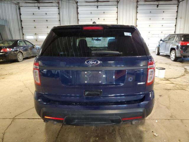 1FM5K8AR6FGB41064 - 2015 FORD EXPLORER POLICE INTERCEPTOR BLUE photo 6