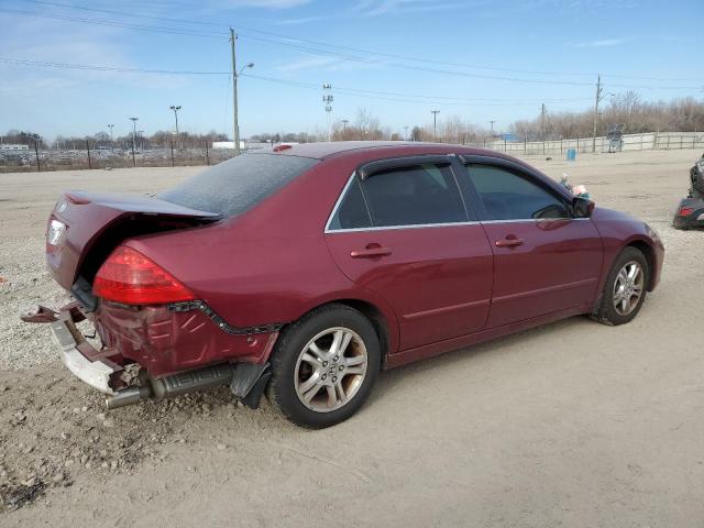 1HGCM56846A121680 - 2006 HONDA ACCORD EX MAROON photo 3