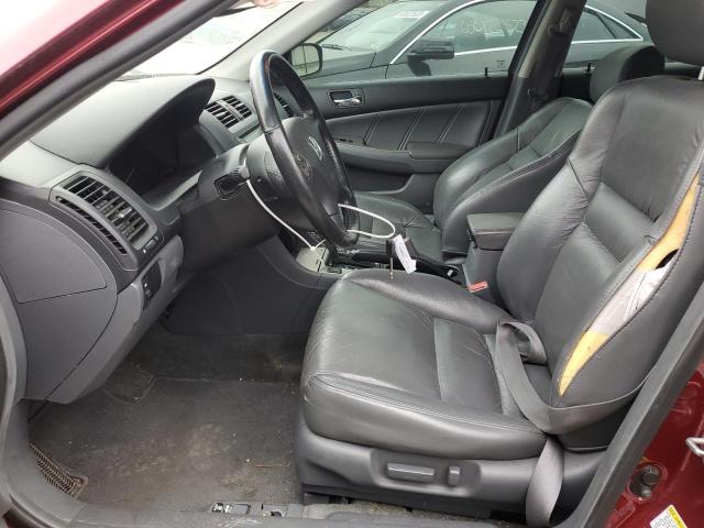 1HGCM56846A121680 - 2006 HONDA ACCORD EX MAROON photo 7