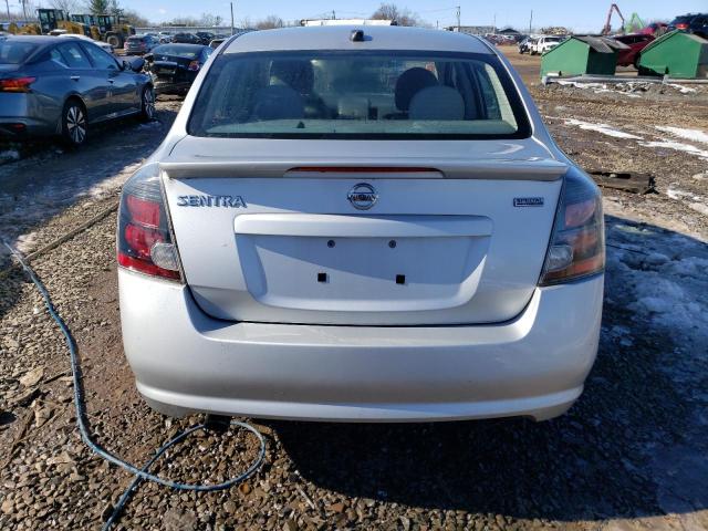 3N1AB6AP9CL693335 - 2012 NISSAN SENTRA 2.0 SILVER photo 6