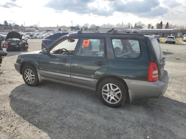 JF1SG67625H723252 - 2005 SUBARU FORESTER 2.5XS LL BEAN GREEN photo 2