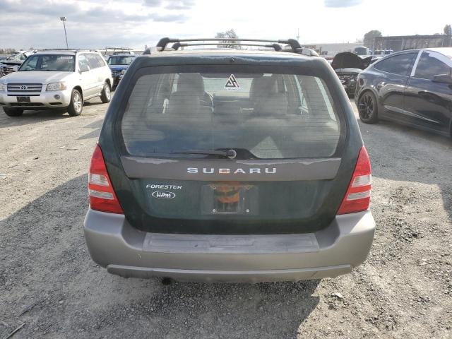 JF1SG67625H723252 - 2005 SUBARU FORESTER 2.5XS LL BEAN GREEN photo 6