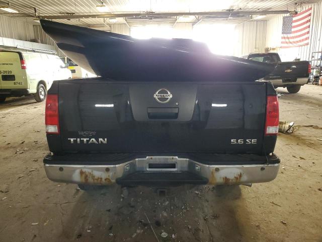 1N6BA07B85N577671 - 2005 NISSAN TITAN XE BLACK photo 6