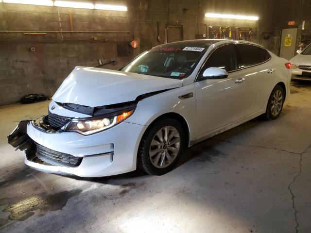 5XXGU4L3XHG174393 - 2017 KIA OPTIMA EX WHITE photo 1