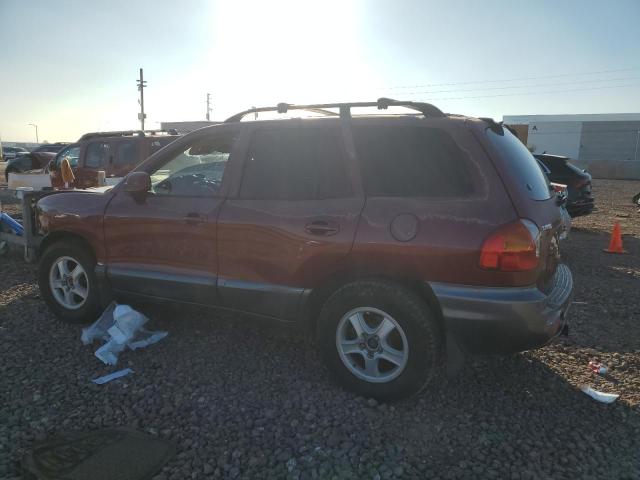 KM8SC73D43U346214 - 2003 HYUNDAI SANTA FE GLS RED photo 2