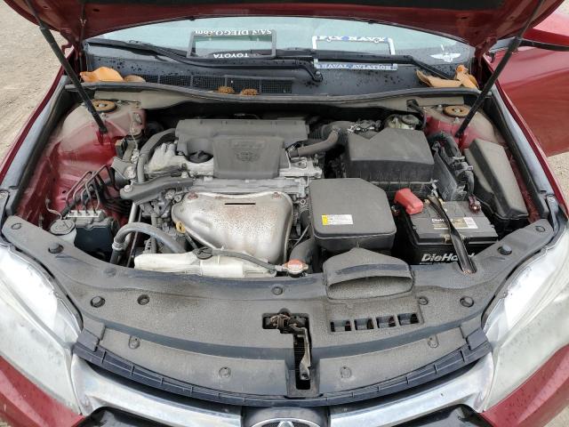 4T1BF1FK3GU509360 - 2016 TOYOTA CAMRY LE RED photo 11