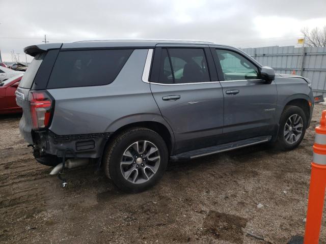 1GNSKNKDXNR261517 - 2022 CHEVROLET TAHOE K1500 LT GRAY photo 3