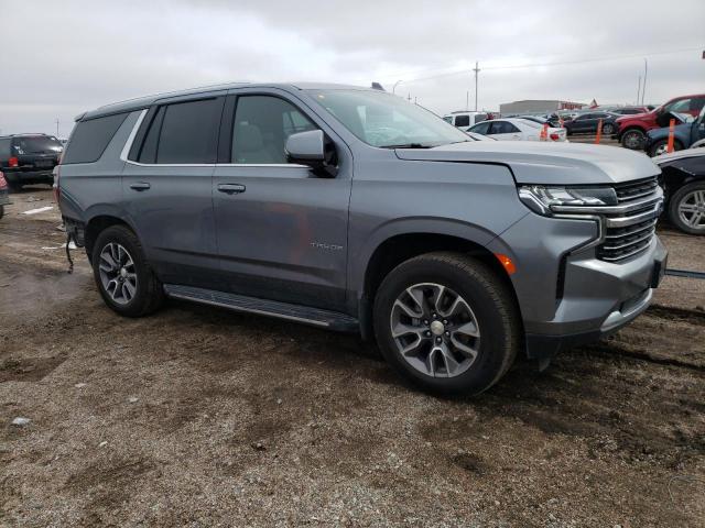 1GNSKNKDXNR261517 - 2022 CHEVROLET TAHOE K1500 LT GRAY photo 4