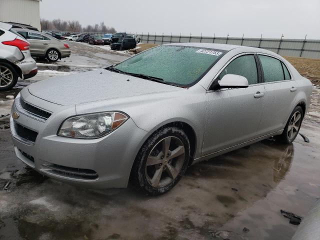 1G1ZC5EU7BF160361 - 2011 CHEVROLET MALIBU 1LT SILVER photo 1