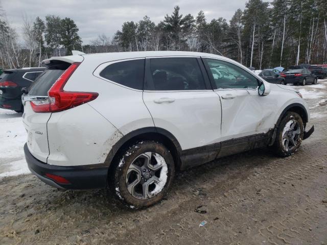 2HKRW2H52KH626396 - 2019 HONDA CR-V EX WHITE photo 3