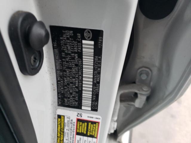 4T1G11AK3RU252067 - 2024 TOYOTA CAMRY SE NIGHT SHADE WHITE photo 12