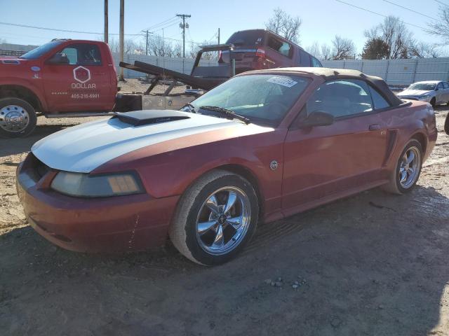 1FAFP44464F121411 - 2004 FORD MUSTANG RED photo 1