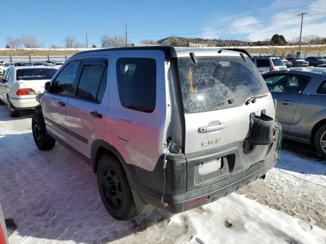 SHSRD78585U342916 - 2005 HONDA CR-V LX SILVER photo 2