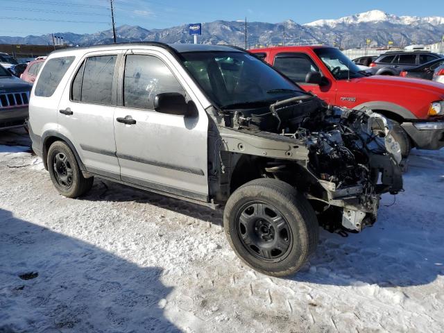 SHSRD78585U342916 - 2005 HONDA CR-V LX SILVER photo 4