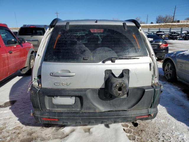 SHSRD78585U342916 - 2005 HONDA CR-V LX SILVER photo 6