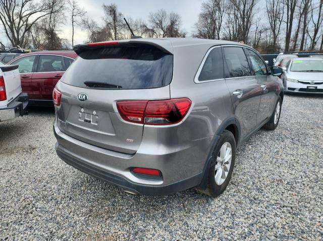 5XYPG4A39KG478411 - 2019 KIA SORENTO L GRAY photo 3