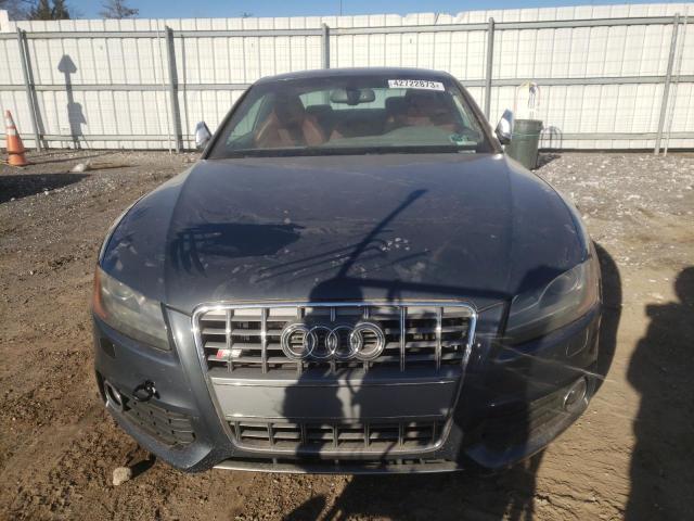 WAUVVAFR4AA021560 - 2010 AUDI S5 PRESTIGE GRAY photo 5