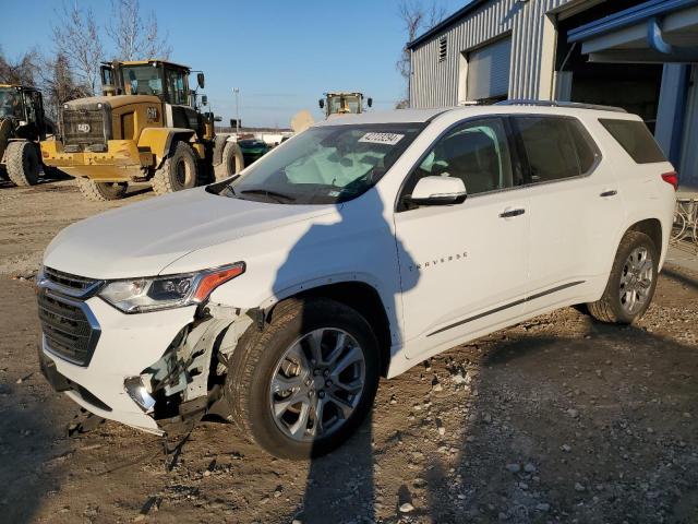 1GNEVKKW0KJ261475 - 2019 CHEVROLET TRAVERSE PREMIER WHITE photo 1