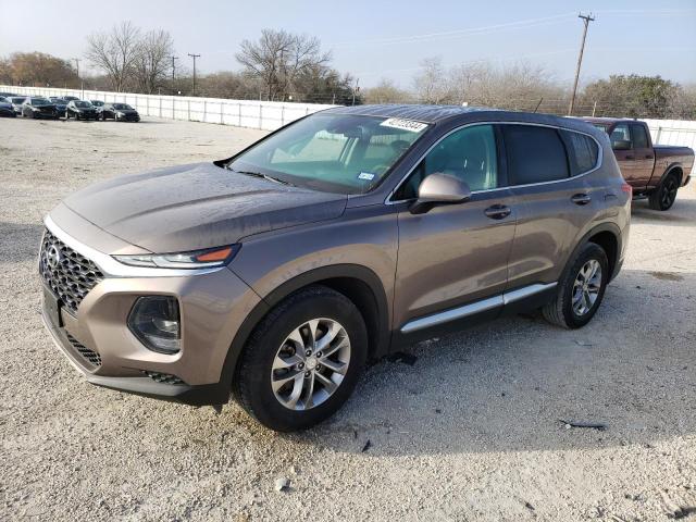 5NMS2CAD1KH097329 - 2019 HYUNDAI SANTA FE SE TAN photo 1