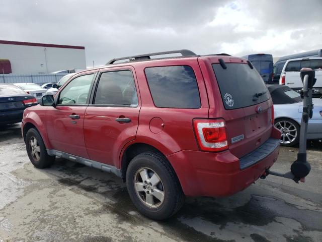 1FMCU0DGXAKD11610 - 2010 FORD ESCAPE XLT RED photo 2