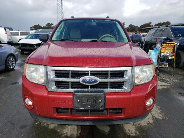 1FMCU0DGXAKD11610 - 2010 FORD ESCAPE XLT RED photo 5