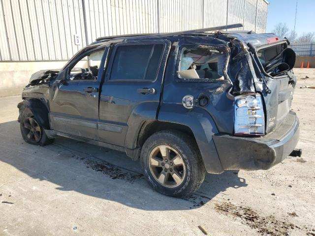 1J8GN28K78W253724 - 2008 JEEP LIBERTY SPORT BLACK photo 2