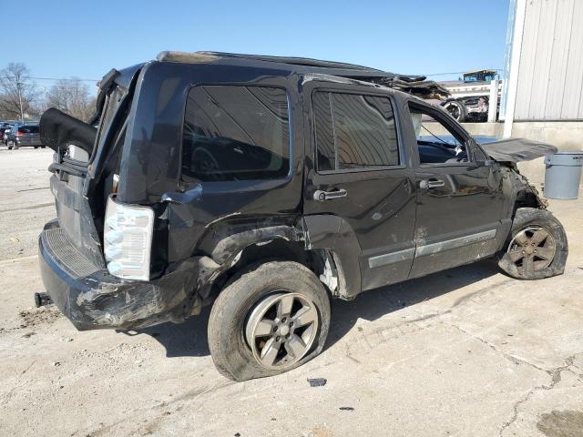 1J8GN28K78W253724 - 2008 JEEP LIBERTY SPORT BLACK photo 3