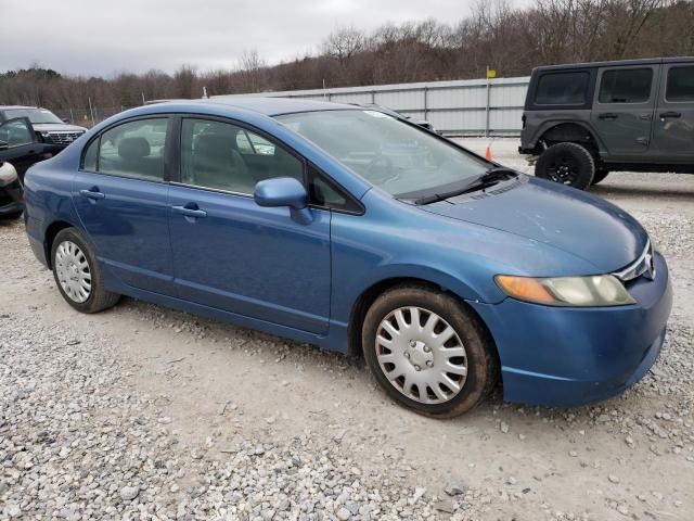 1HGFA16566L034131 - 2006 HONDA CIVIC LX BLUE photo 4