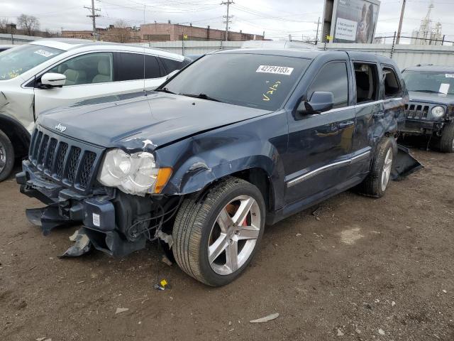 1J4RR7GW9AC133673 - 2010 JEEP GRAND CHER SRT-8 BLUE photo 1