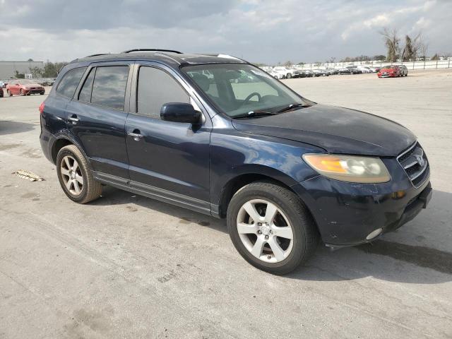 5NMSH13E37H036838 - 2007 HYUNDAI SANTA FE SE BLUE photo 4