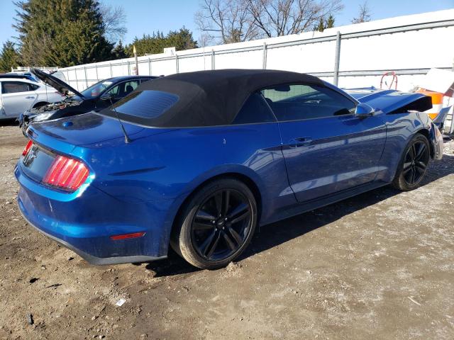 1FATP8UH9H5335558 - 2017 FORD MUSTANG BLUE photo 3