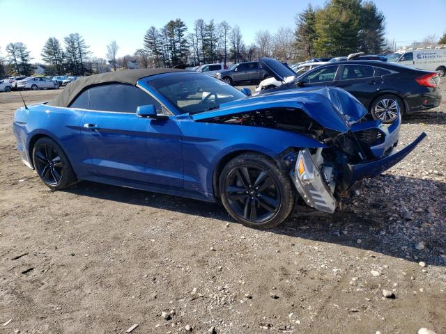 1FATP8UH9H5335558 - 2017 FORD MUSTANG BLUE photo 4