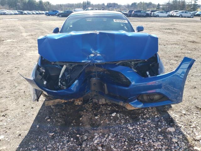 1FATP8UH9H5335558 - 2017 FORD MUSTANG BLUE photo 5