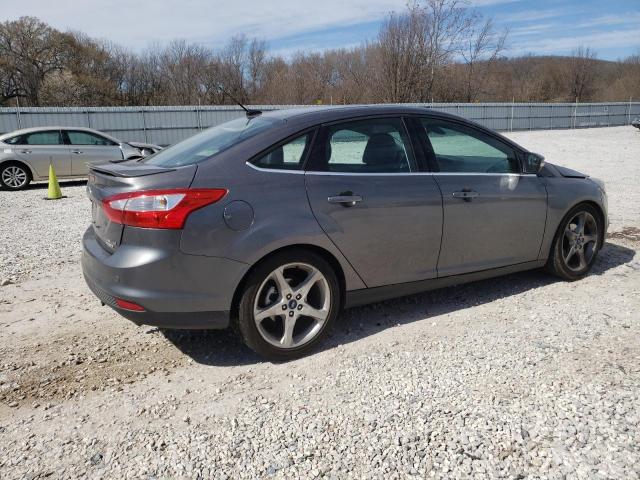 1FAHP3J28CL400218 - 2012 FORD FOCUS TITANIUM GRAY photo 3