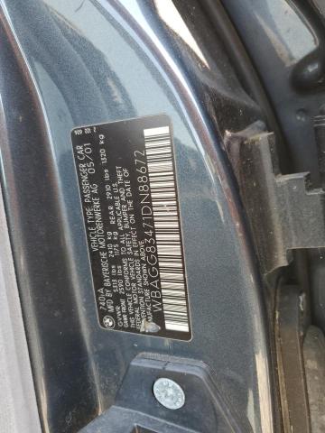 WBAGG83471DN88672 - 1999 BMW 7 SERIES I AUTOMATIC BLACK photo 12