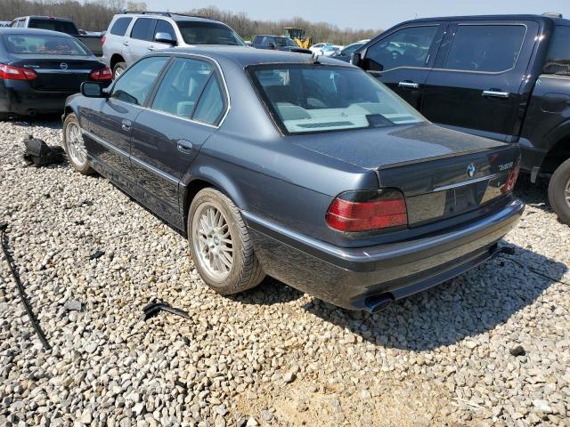 WBAGG83471DN88672 - 1999 BMW 7 SERIES I AUTOMATIC BLACK photo 2