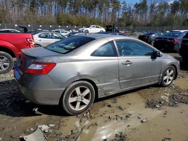 2HGFG12867H505160 - 2007 HONDA CIVIC EX GRAY photo 3