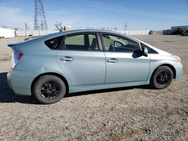 JTDKN3DU0D5695582 - 2013 TOYOTA PRIUS BLUE photo 3