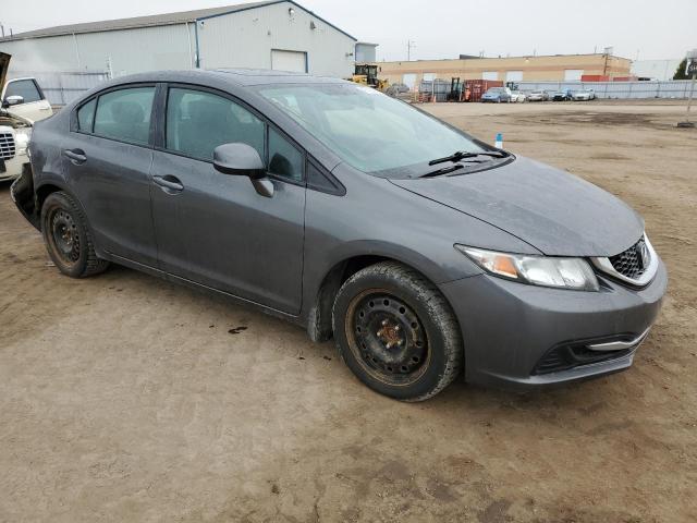 2HGFB2F53DH030843 - 2013 HONDA CIVIC LX GRAY photo 4