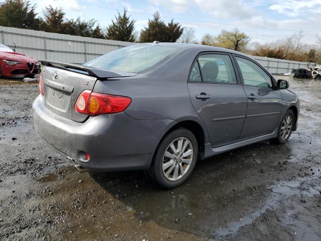 1NXBU40E49Z149867 - 2009 TOYOTA COROLLA BASE GRAY photo 3