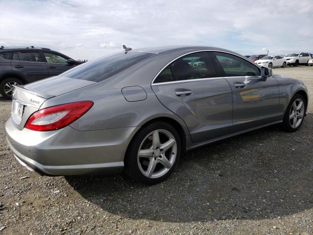 WDDLJ9BBXCA052592 - 2012 MERCEDES-BENZ CLS 550 4MATIC SILVER photo 3