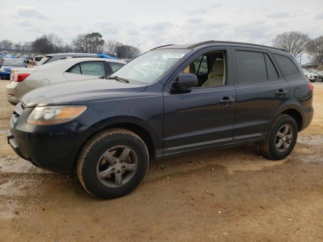 5NMSG13D68H164888 - 2008 HYUNDAI SANTA FE GLS BLUE photo 1