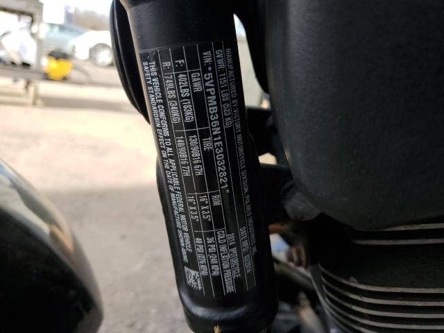 5VPMB36N1E3032821 - 2014 VICTORY MOTORCYCLES JUDGE BLACK photo 8