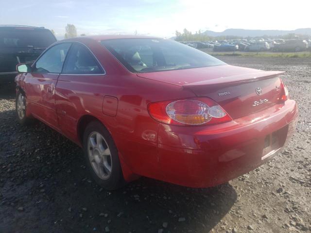 2T1CF28PX3C609311 - 2003 TOYOTA CAMRY SOLA SE RED photo 3