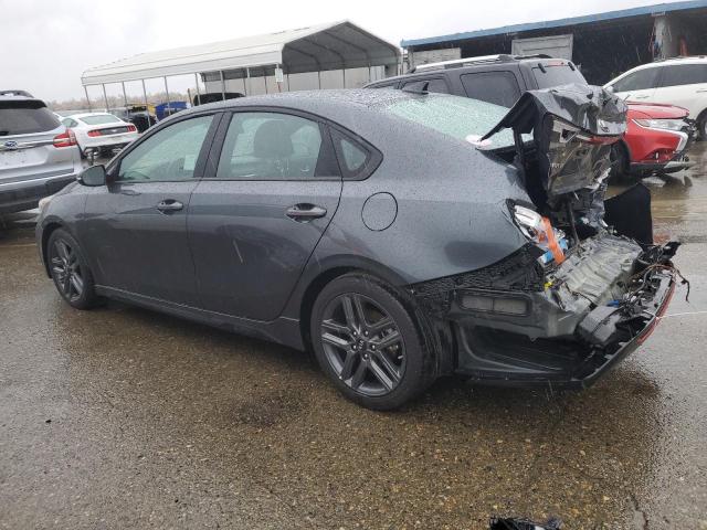 3KPF34AD7ME382972 - 2021 KIA FORTE GT LINE GRAY photo 2