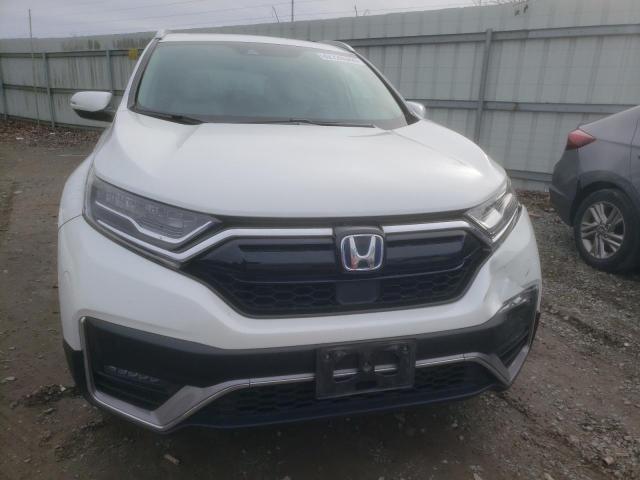 5J6RT6H95NL020412 - 2022 HONDA CR-V TOURING WHITE photo 5