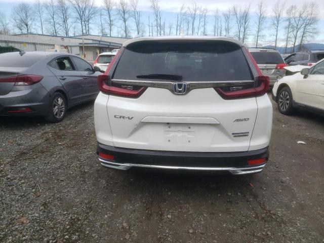 5J6RT6H95NL020412 - 2022 HONDA CR-V TOURING WHITE photo 6